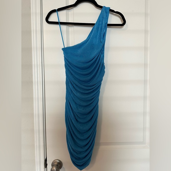 Blue cocktail dress - Picture 3 of 4